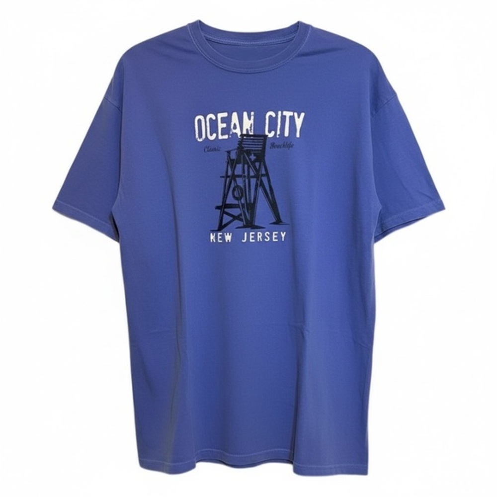 Comfort Colors Ocean City Graphic Tee - Blue